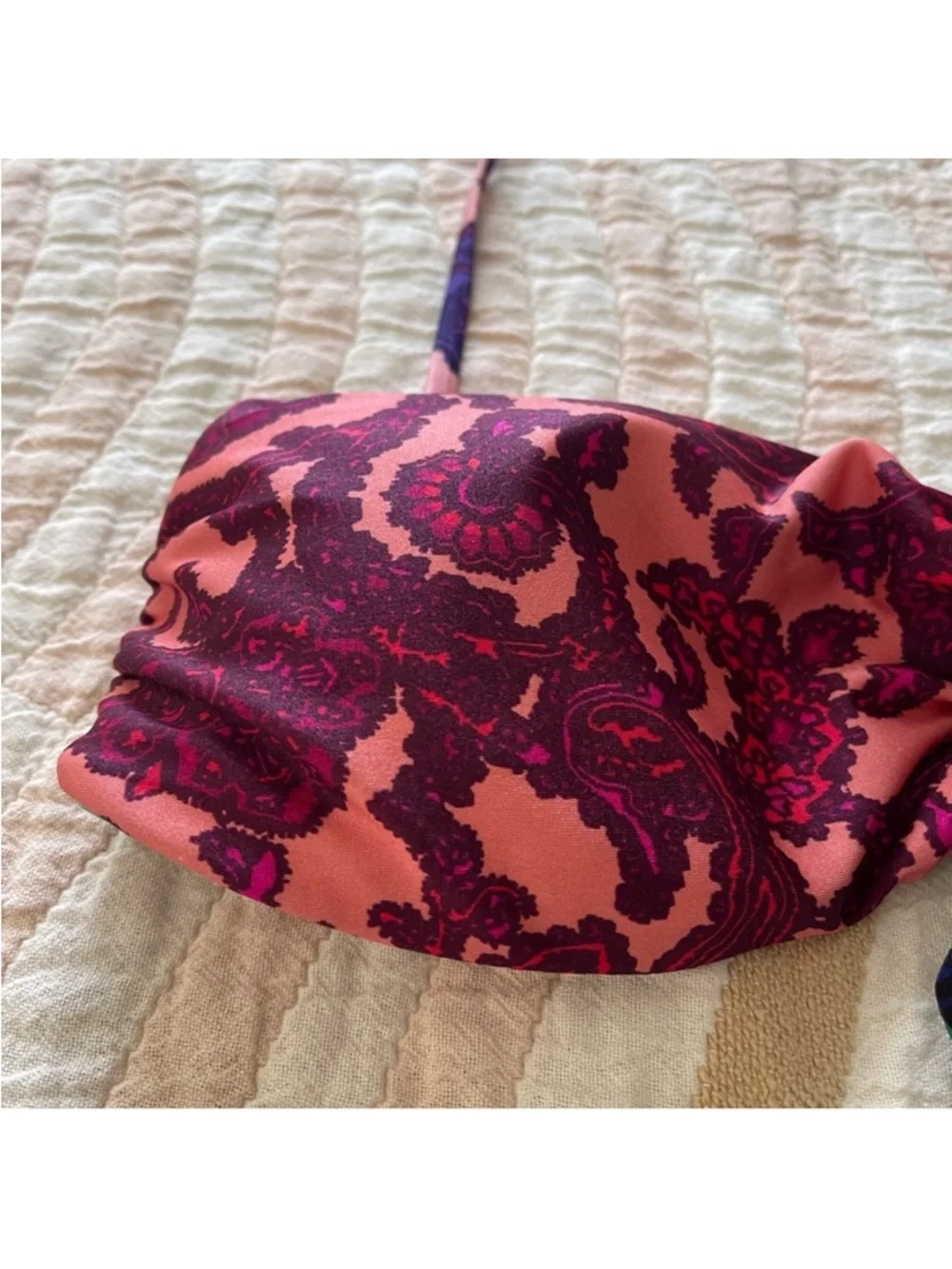 Zimmermann Paisley Print Bikini Set - Pink, Purple, Orange, Green